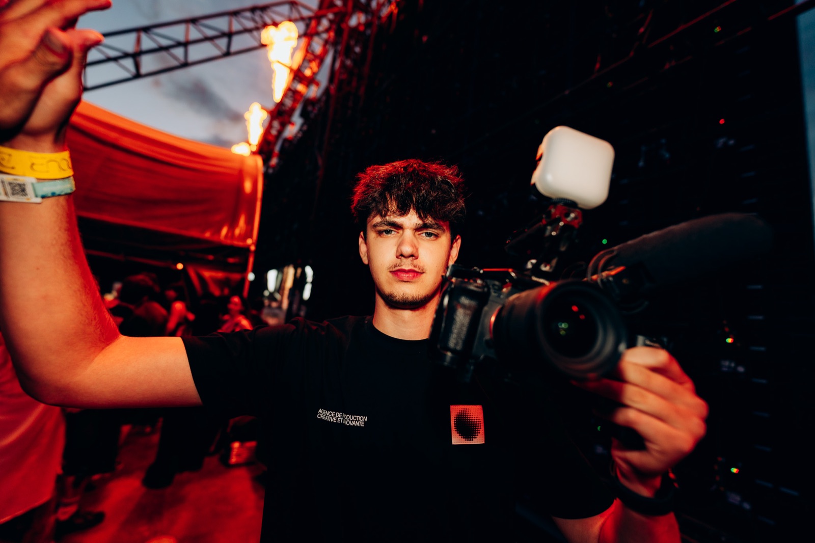Lucas en tournage, festival